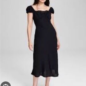 Chic Black Midi Dress